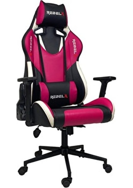 Legend Pro Oyuncu Koltuğu Pembe Deri Kaplama Ayarlanabilir Kolçaklı Konforlu Tasarım fiyatları