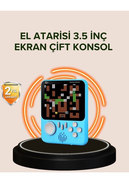 Buğz Tv Bağlantılı Çift Oyunculu Şarjlı Retro Gamepad Seti