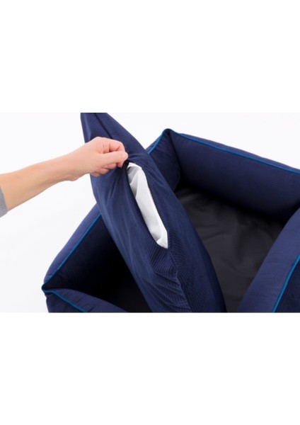 Pet Comfort Golf Lacivert Köpek Yatağı L 105x85cm