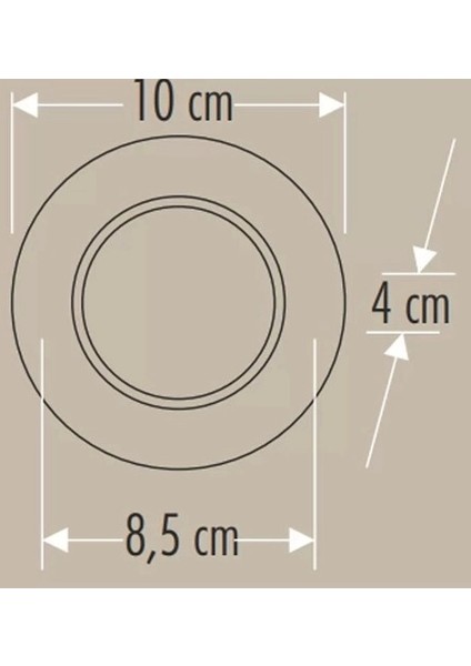 Buğz Cata Ct 5258 Siyah Kasa Zepra LED Spot 6W 3 Renkli fiyatları
