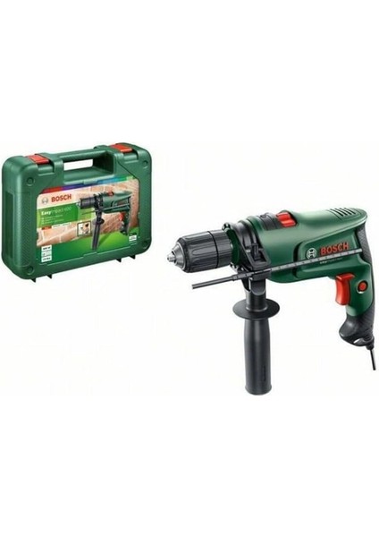Darbeli Matkap Easyımpact 600, 600 W, Takım Çantası Dahil, Elektronik Hız Kontrolü, Ergonomik, 1.7 Kg, Yeşil