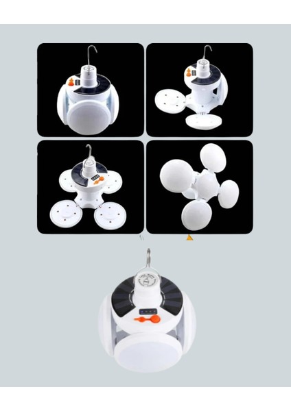 Buğz Çok Amaçlı Katlanabilir Güneş Enerjili Kamp Lambası – Masa Üstü ve Asılabilir Kullanım indirimleri