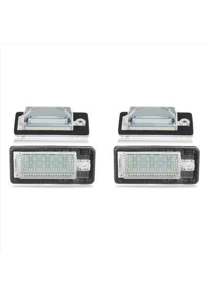 2x Araba LED Lisans Numarası Audi A3 S3 8p A4 B6 B7 A5 A6 4f Q7 A8 S8 C6 Cabriolet (Yurt Dışından)