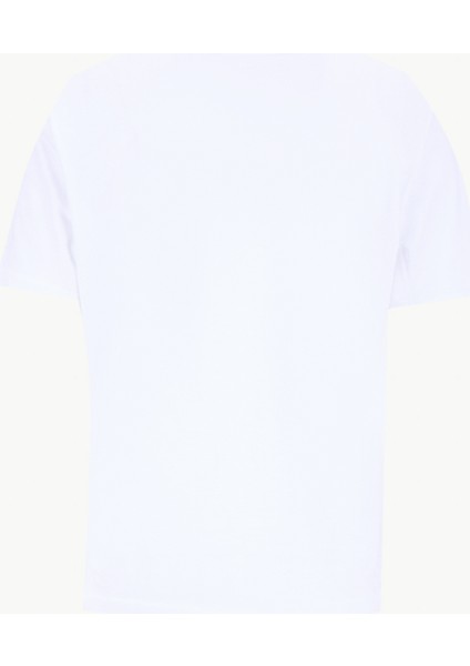 Bisiklet Yaka Düz Beyaz Kadın T-Shirt LV047D874GYAF fiyatları