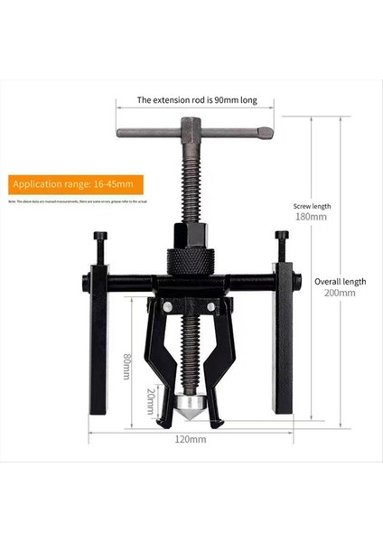 Otomobil Çekme Üç-Çeneli Iç Delikli Yatak Cihazı Kaldırma Aracı Motosiklet Lastik Çekme Aleti Onarım Aracı (Yurt Dışından) modelleri