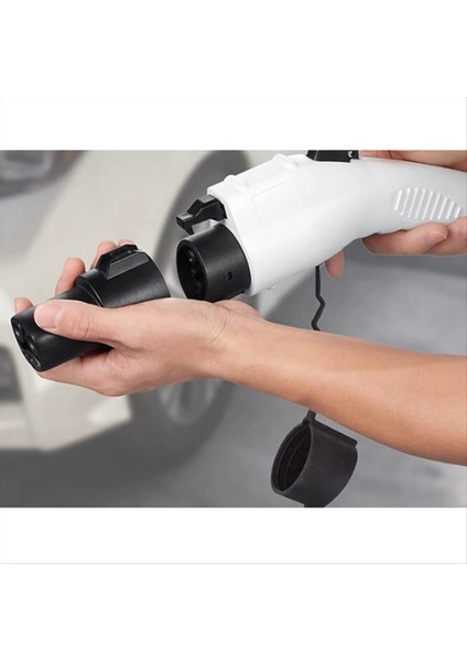 Lenz J1772 Tesla Model 3 Y S x Sae J1772 Ev Adaptörü J1772&#39 Den Tesla Için Şarj Adaptörü (Yurt Dışından)