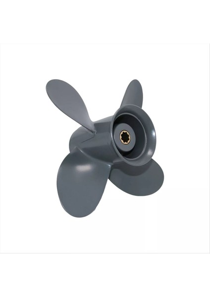 Tekne Outboard Pervanesi 9 1/4X11 Honda Alüminyum Için 8HP-20HP 8 Diş 4 Bıçaklar Için 58134-ZV4-011AH (Yurt Dışından)