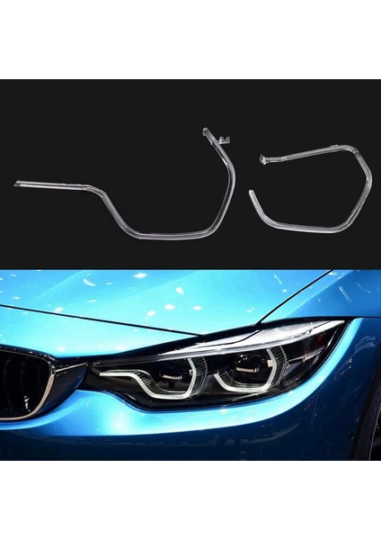 Bmw 4 Serisi Için F32 17-2020 Araba Drl Kılavuz Plaka Işık Kılavuzu Tüp Far Gündüz Koşu Işık Kılavuzu Melek Göz (Yurt Dışından) fiyatları