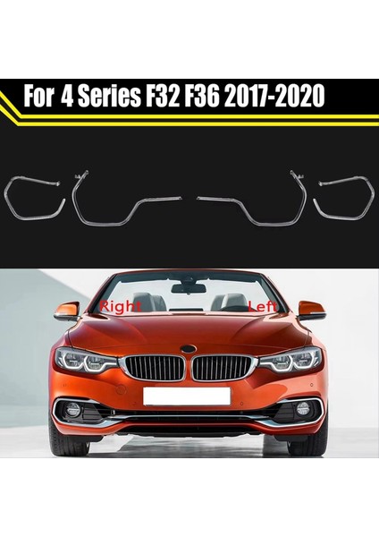 Bmw 4 Serisi Için F32 17-2020 Araba Drl Kılavuz Plaka Işık Kılavuzu Tüp Far Gündüz Koşu Işık Kılavuzu Melek Göz (Yurt Dışından) fırsatları