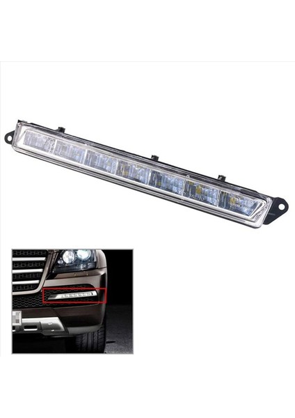 2x LED Gündüz Çalışma Işık Sis Lambası 1649060351 A1649060351 Mercedes Benz GL320 GL350 GL450 GL550 2007-2013 (Sol) (Yurt Dışından) fiyatları