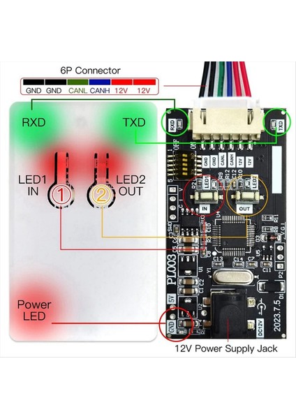 Tüm Araç Can Modülü Veri Veri Verici Otomotiv Diyagnostik Aracı Eps/ıp/hm (Yurt Dışından) fiyatları