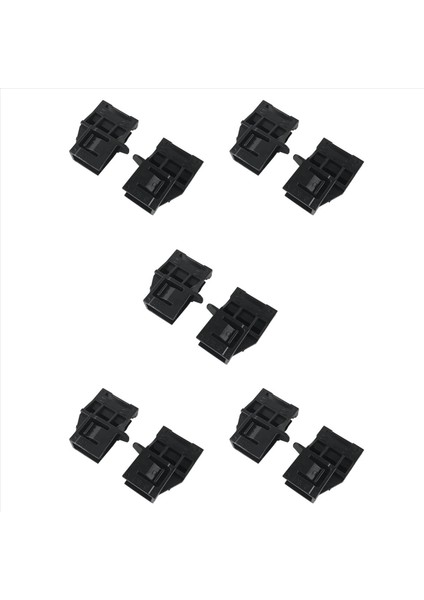 10PCS Panoramik Sunroof Güneş Vizörü Sabit Toka Güneş Gölge Klipsi Siyah Plastik 70800 Honda Crv 2017-2021 Için (Yurt Dışından)