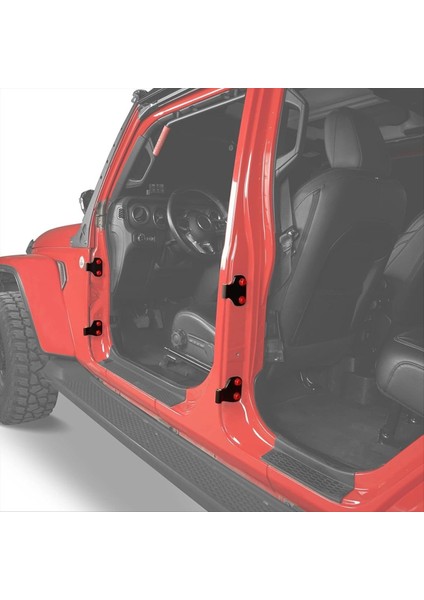 Jeep Wrangler Için Vücut Kapısı Menteşe Seti Jl 4 Kapılı Gladyatör Jt 2018-2024 Aksesuarlar (Yurt Dışından) modelleri