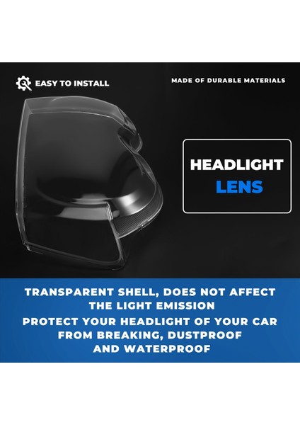 Jeep Grand Cherokee 2007-2010 Için Şeffaf Abajur Far Kapağı Far Kabuğu Lens (Yurt Dışından) fırsatları