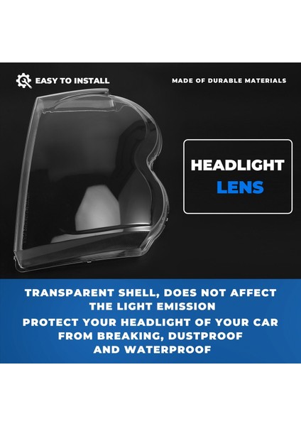 Şeffaf Abajur Far Kapağı Far Kabuğu Lensi Jeep Grand Cherokee 2007-2010 (Yurt Dışından) fırsatları