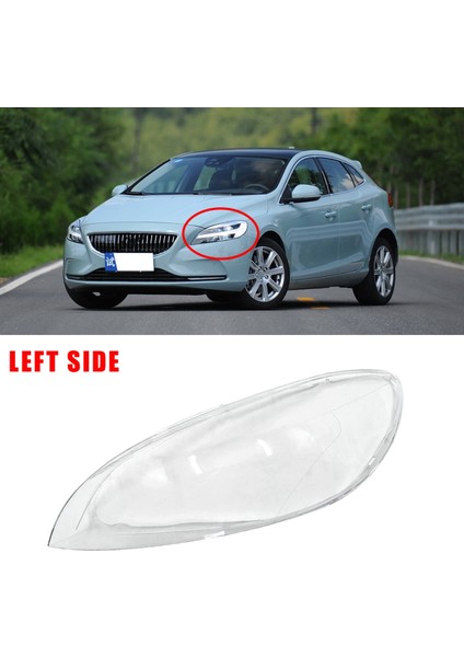 -Volvo V40 2013-2019 Için Sağ Araba Şeffaf Abajur Far Kapağı Gözlükleri Lamba Gölge Far Kabuğu Kapağı Lens (Yurt Dışından) fiyatları
