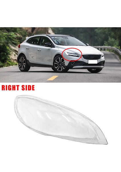 -Volvo V40 2013-2019 Için Sağ Araba Şeffaf Abajur Far Kapağı Gözlükleri Lamba Gölge Far Kabuğu Kapağı Lens (Yurt Dışından) modelleri