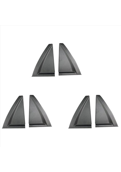 6x Yeni Araba Arka Kapı Delta Pervazları Kia Sportage Için Üç Kısaltılmış Trim 2006-2010 838301F001 838401F001 839301F001 (Yurt Dışından)
