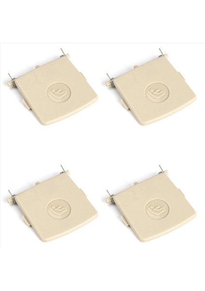 4x Arka Çocuk Koltuk Güvenli Ankraj Bmw E92 M3 2005-2012 Otomobil Arka Koltuk Kancası Kapak Çocuk Kısıtlama Bej (Yurt Dışından)