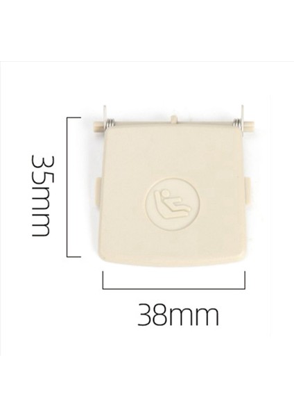 4x Arka Çocuk Koltuk Güvenli Ankraj Bmw E92 M3 2005-2012 Otomobil Arka Koltuk Kancası Kapak Çocuk Kısıtlama Bej (Yurt Dışından) modelleri