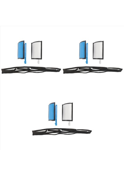 3x Araç Çift Bölge Klima Isıtıcı Flep Onar Onarım Kiti 6480E3 Peugeot 407 2004-2016 Citroen C5 2001-2008 (Yurt Dışından)