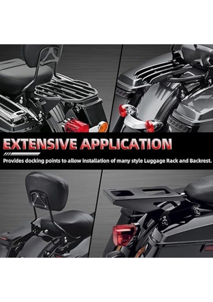 Harley Touring Road King Glide 2014-2023 Için Motosiklet 4 Point Docking Donanım Kiti Bağlantı Plakası (Yurt Dışından) fırsatları