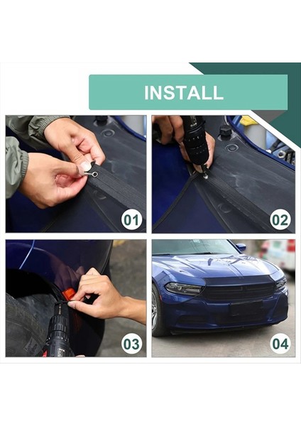 Dodge Challenger Için Araba Ön Izgara Böcek Kanıtı Net Örtü Taraması Koruyucu Ağ 2009-2024 Şarj Cihazı 2006-2024 (Yurt Dışından) indirimleri