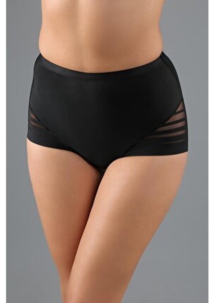 Yüksek Bel Korseli Külot Nefes Alabilir Mikro Tül Detaylı Kadın İç Giyim