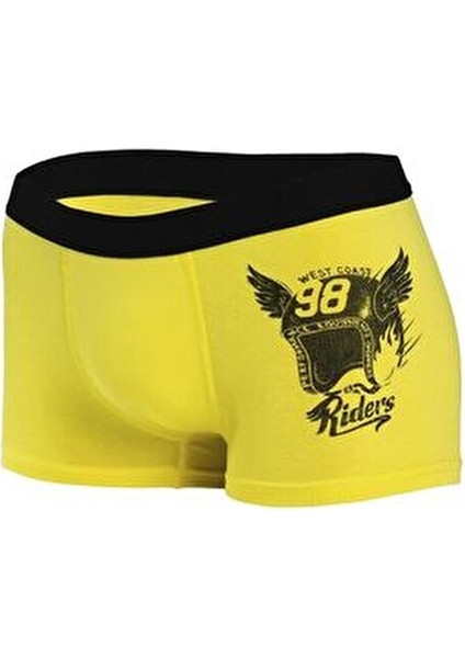 Erkek Çocuk Boxer %90 Pamuk %10 Elastan 5'li Paket Uzun Ömürlü ve Esnek Lastik indirimleri