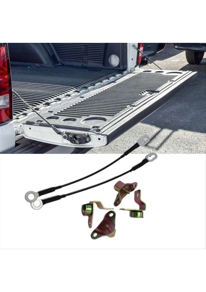 Araba Bagajı Menteşeler ve Kablolar Onarım Kiti Chevy Silverado Için 16637945 1500 Gmc Sierra 1500 1999-2006 Hummer H2 (Yurt Dışından) modelleri
