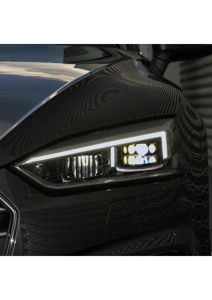 Audi A5 2017-2020 Ön Kafa Işık Lambası Kapağı Şeffaf Maske Kabuğu Labbor Cam Sağ (Yurt Dışından)