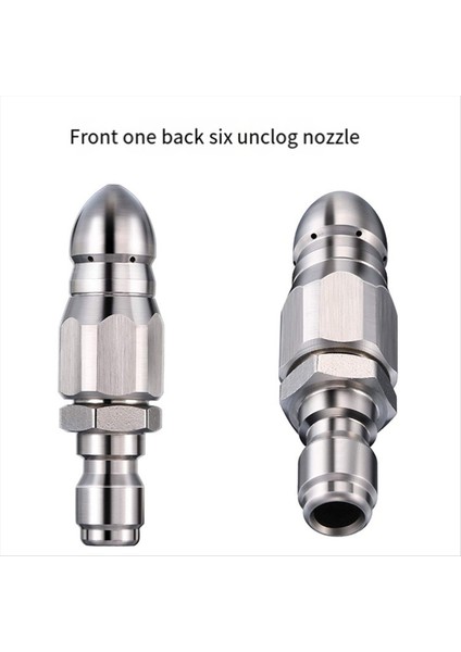 Kanalizasyon ve Kanalizasyon Hortumu Nozumu Yıkama Aksesuarları Için 1/4 Yüksek Basınç Çıkarma Yıkayıcı Nozülleri 5000PSI (Yurt Dışından) modelleri