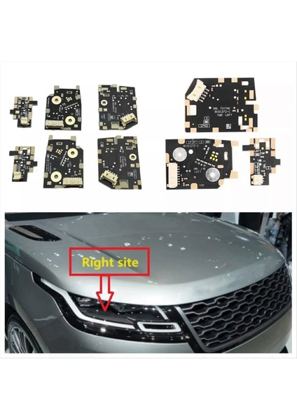Land Rover Range Rover Velar 2018-2021 Otomobil Gündüz Çalışan Drl Tahtaları LED Far Cipsleri Sağ (Yurt Dışından) fırsatları
