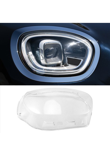 Bmw Mini Countryman Cooper Için F60 2017-2022 Araba Ön Farlar Kapak Su Geçirmez Açık Far Lens Sağ (Yurt Dışından) fırsatları