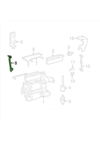 3x A2203200389 Süspansiyon Yüksekliği Ayarlama Çubuğu Sensörü Braket Backet Bengak Benz S cl Için (Yurt Dışından) indirimleri