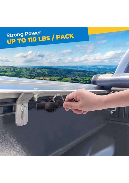 4pcs Araba Kargo Ankrajı Kargo Kutusu Toyota Tacoma Için Arka Kova Tutağı 2005-2020 Tundra- 2007-2021 PT278-35112 (Yurt Dışından) fırsatları