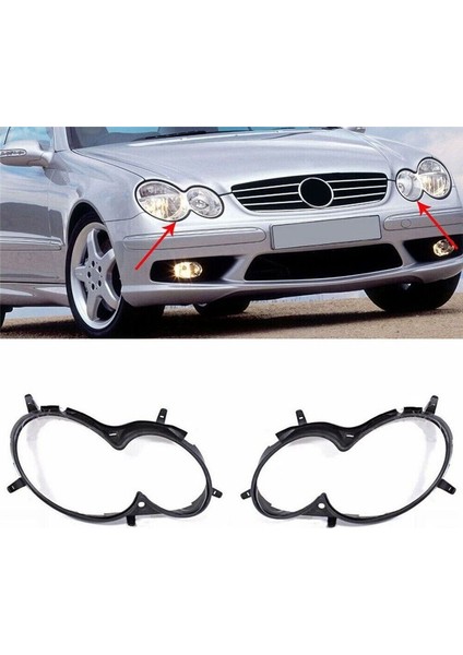 1paır Sol Far Kafası Işık Lamba Conta Mercedes Benz W209 Clk 2003-2009 2098260191 (Yurt Dışından) indirimleri