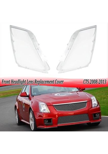 Araba Far Kapağı Lens Cam Kabuk Far Far Far Cadillac Cts Cts-V Coupe Için 2008-2012 Sol (Yurt Dışından) fırsatları