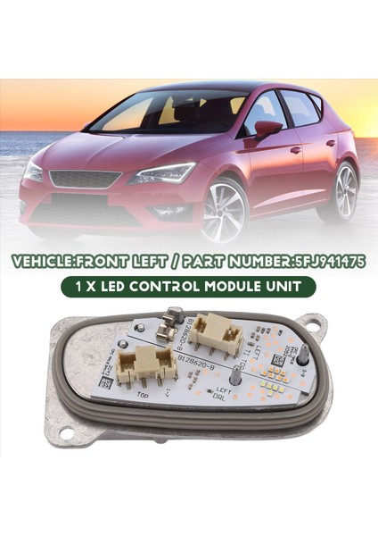 Koltuk Için Leon LED Far Gündüz Koşu Işığı ile Isınma Işığı Dönüşü Kontrol Modülü Ünitesi 5FJ941476 Sol (Yurt Dışından) fırsatları
