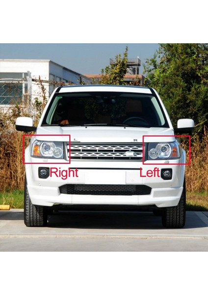 Land Rover Freelander Için Otomatik Işık Kapakları 2 2007-2012 Araba Far Kapağı Abajur Cam Lens Kılıf (Yurt Dışından)