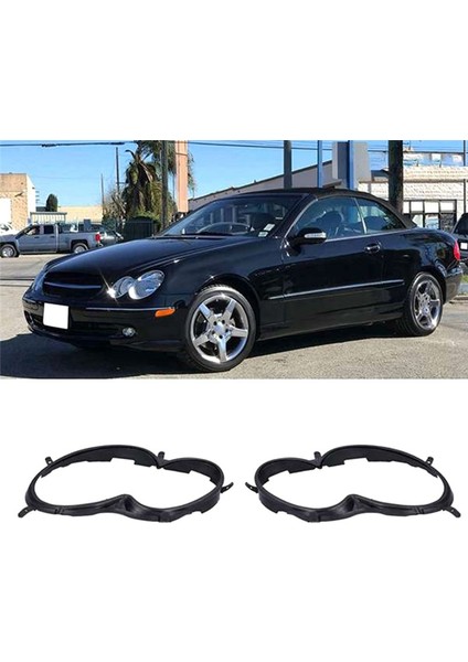 1 Çift Araba Sızdırmazlık Şeridi Başı Işık Lambası Conta Mercedes Benz W209 Clk 03-09 2098260191 2098260291 (Yurt Dışından) modelleri