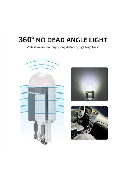 40PCS Araba LED T10 W5W Cob Okuma Kubbe Lambası Işık Işıkları Plaka Ampulleri 168 194 192 Dc 12V Beyaz (Yurt Dışından) fiyatları