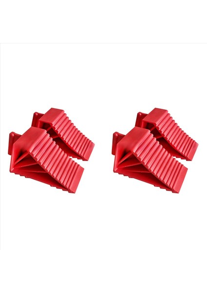 4 Pack Tekerlek Takozları Plastik Ağır Hizmet Tipi Seyahat Römorkları Için Lastik Takozları Rv Kamp ve Kamyonlar (Yurt Dışından)