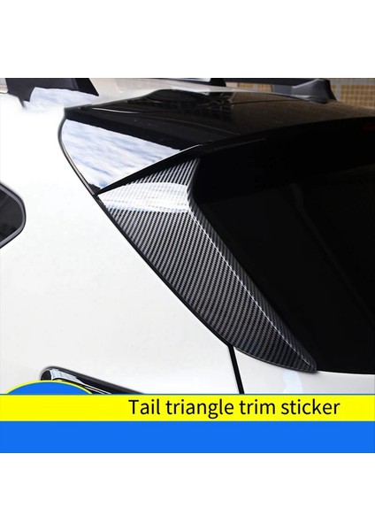 Abs Karbon Fiber Arka Cam Arka Kanat Üçgen Dekoratif Şerit Panel Subaru Crosstrek 2024 (Yurt Dışından) indirimleri