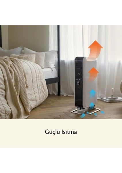 Elektrikli Taşınabilir Yağlı Radyatör Isıtıcı Wifi Bağlantılı fiyatları