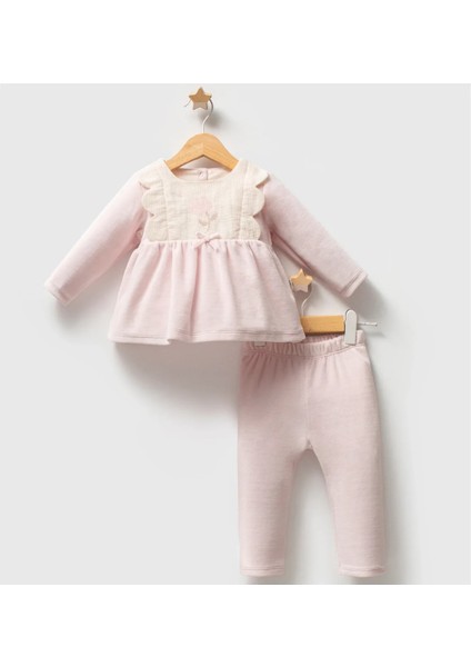 Tongs Baby Etamine 2'li Takım 5683 Pembe