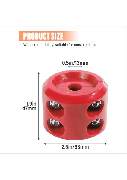 Kauçuk Vinç Tıpası Vinç Kablo Tasarrufu Durdurucu Tıpa Hattı Lastik Tıpa Hex Anahtarı ile Lastik Tıpa Araba Aksesuarları Vinç Ipi (Yurt Dışından) modelleri