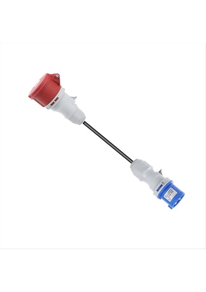 Ev Taşınabilir Şarj Cihazı Schuko Fişine Cee Kırmızı Güç Kadın Fişi Soket Adaptörü Blue Cee 32A 3fase ile Bağlantı (Yurt Dışından) fiyatları