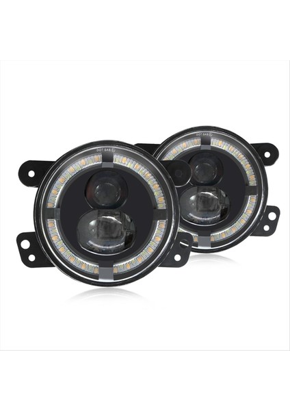 Jeep Wrangler Için Beyaz Drl Amber Sinyal Işıkları ile 4 Inç Tur LED Sis Farları Jk Dodge Chrysler Aksesuarları (Yurt Dışından) fiyatları