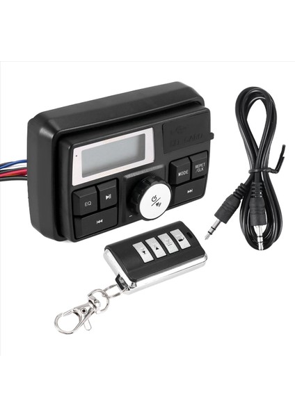 Motosiklet Audio Mp3 Radyo Ses Sistemi Stereo Hoparlörler Bluetooth Su Geçirmez Fm 5 Eq Fonksiyonları LCD Görüntüleme Usb/sd/tf (Yurt Dışından) fiyatları